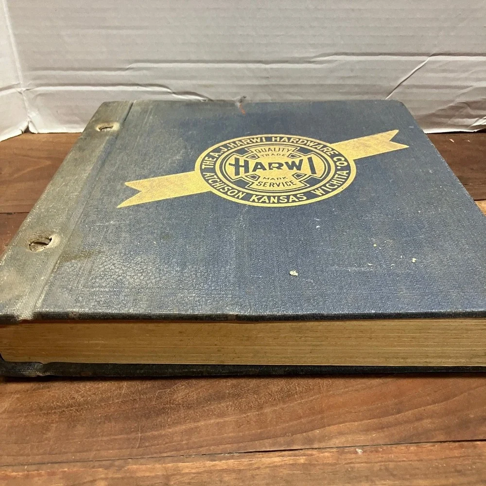 A. J. Harwi Hardware Co Wholesale Catalog Atchison Wichita Kansas Vintage Book